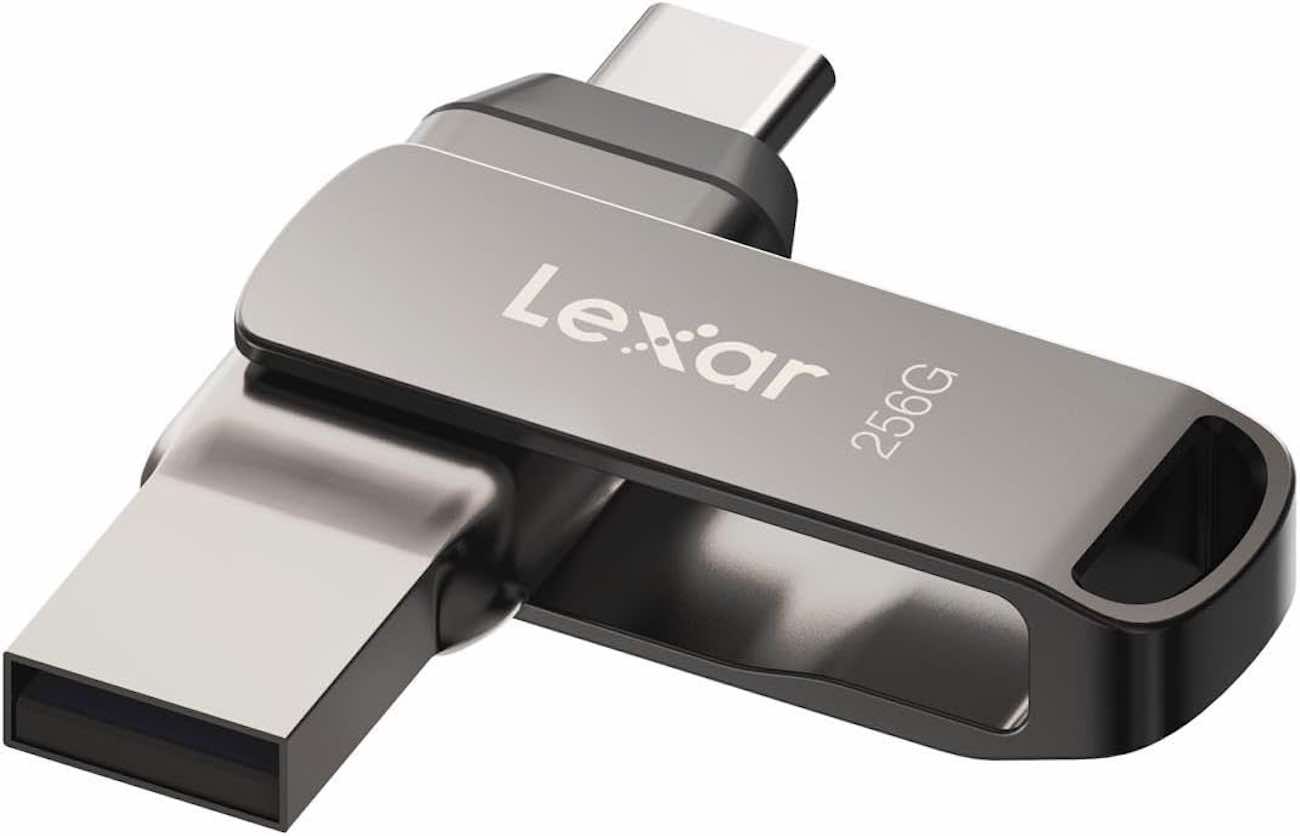 Lexar JumpDrive D400 / 256GB Capacity / Type-C & USB Ports