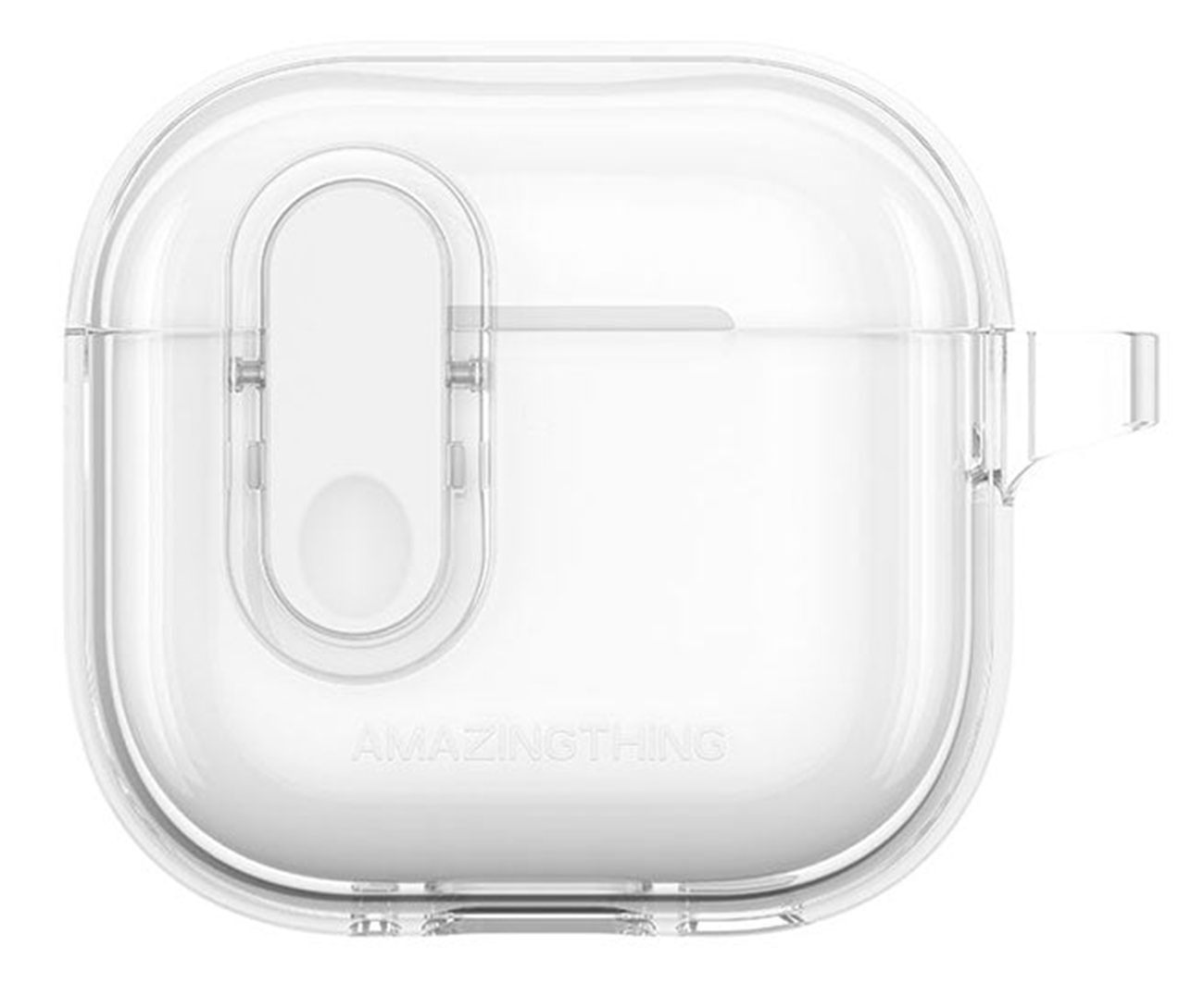 AmazingThing Minimal Click Case for Apple AirPods 4 / Drop Protection / Clear