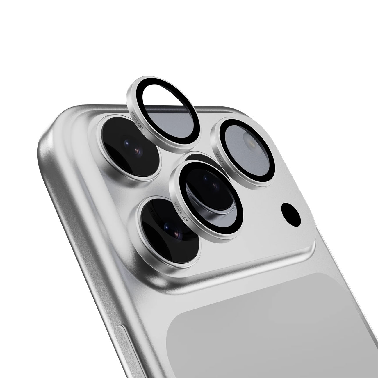 MagEasy Lenz Camera Lens Protectors / For iPhone 17 Pro & 17 Pro Max / White
