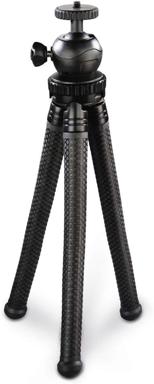 Hama FlexPro Tripod Stand / Foldable & Rotatable / Supports Phone & Camera Use