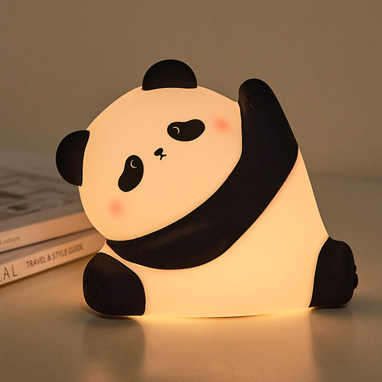 Cute Kung Fu Panda Light / Made of Soft Silicone / Squeezable & Soft