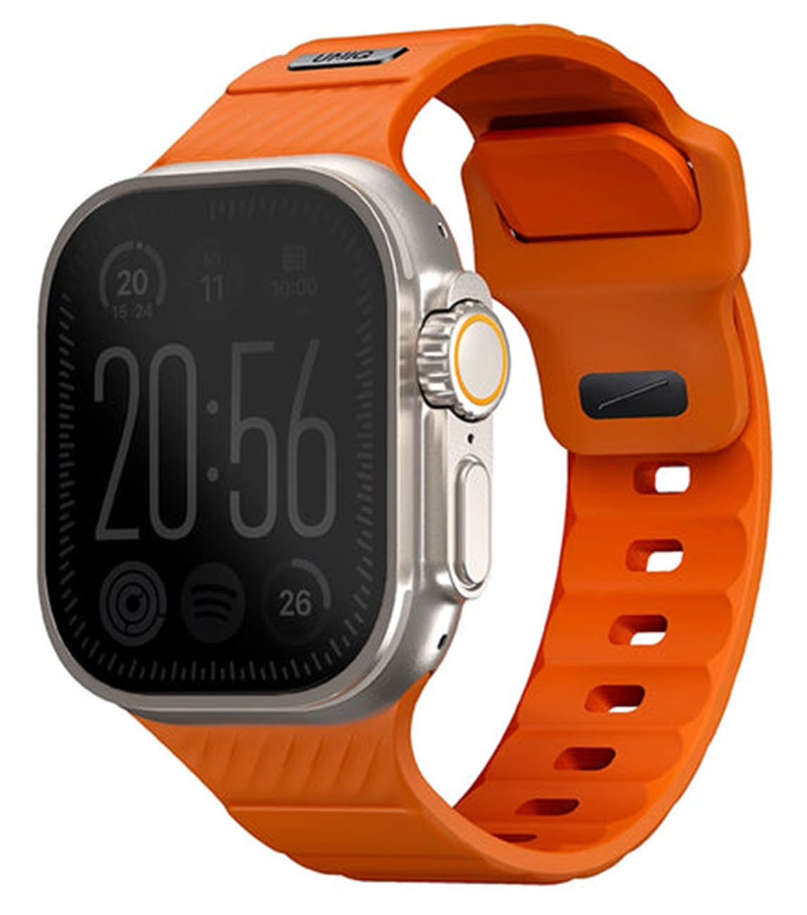 Uniq Stride Strap for Apple Watch / Size 42 / 44 / 45 / 49 / Water-Resistant / Orange