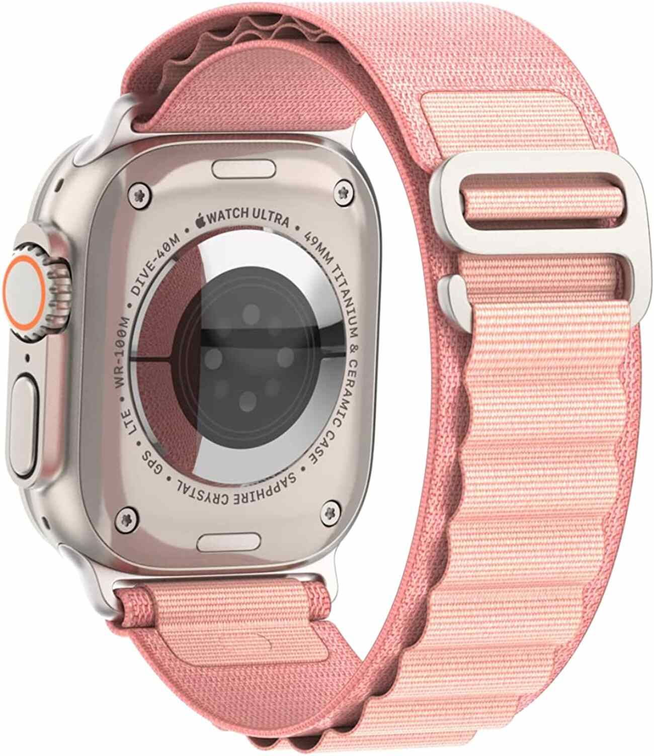 Apple Watch Ultra 974Bands Loop Strap / 49 mm / Pink
