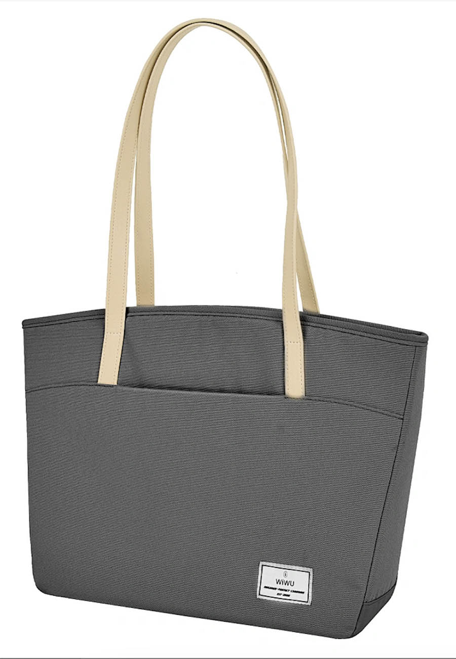 WiWu Ora Tote Bag / Size 14 inch / Water-resistant / Grey
