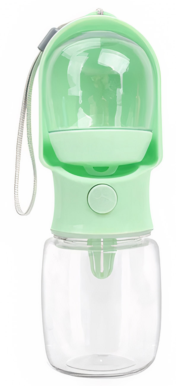 Portable Pets Water Bottle / Leak-Proof / Ideal for Travel / Mint Green