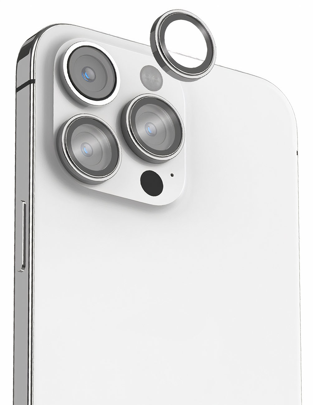 Momax Camera Lens Protector / For iPhone 16 Pro & 16 Pro Max / Black