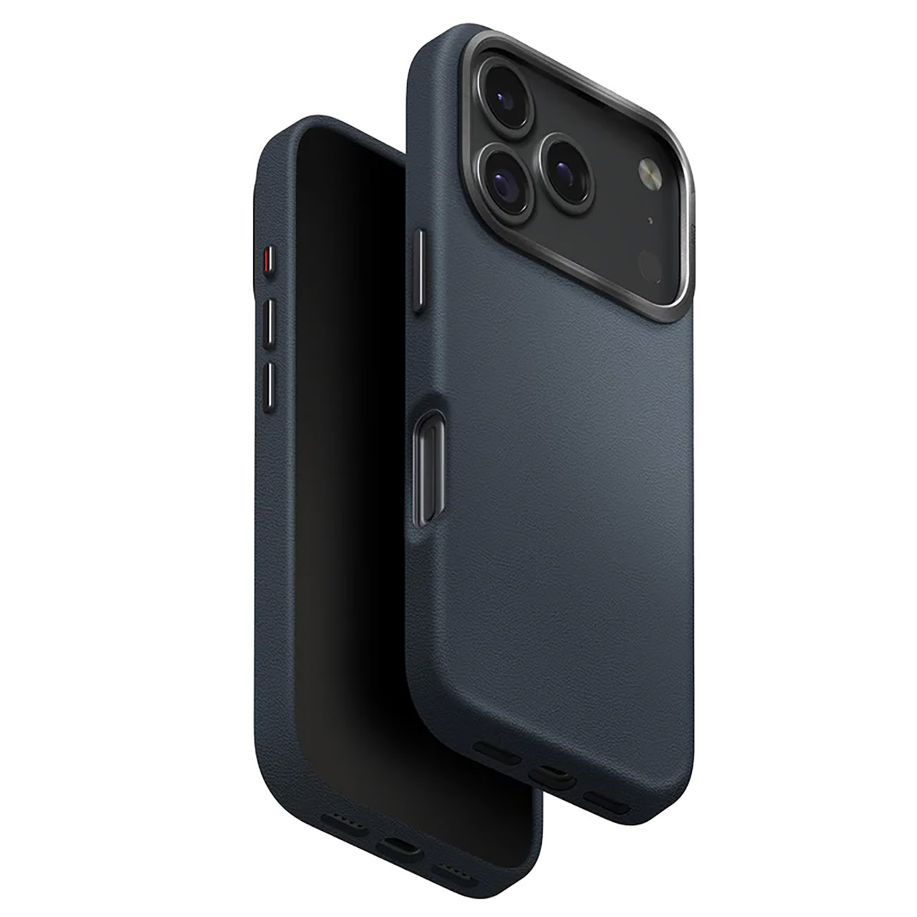 UNIQ Lyden Case for iPhone 17 Pro Max / MagSafe / Drop Protection / Vegan Leather / Blue