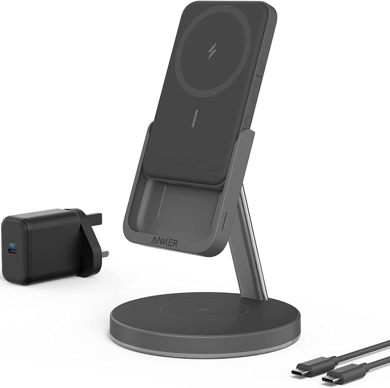 Anker 633 MagSafe 2 in 1 Powerbank & Charging Stand / Black