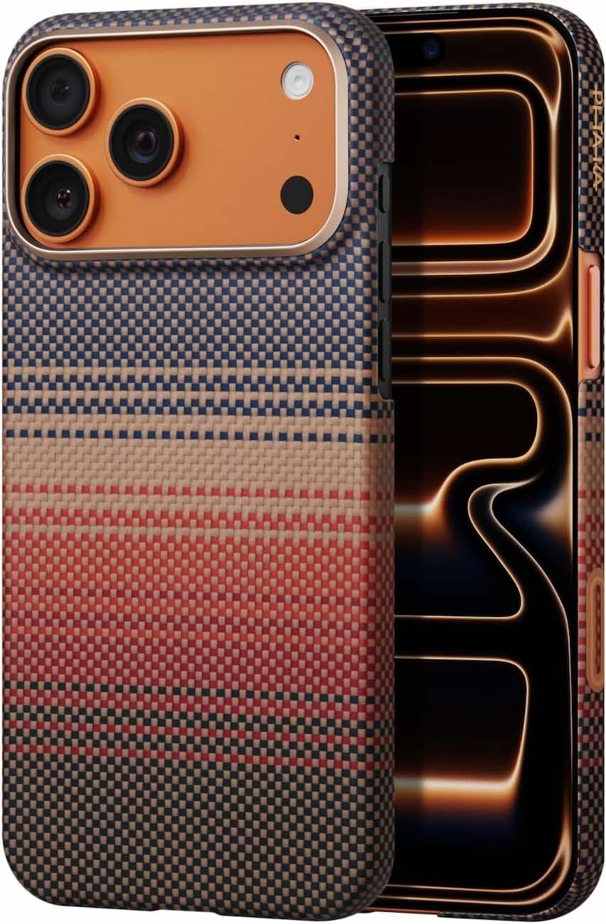 PITAKA Case for iPhone 17 Pro Max / MagSafe / Slim & Lightweight / Drop-Resistant / Sunset