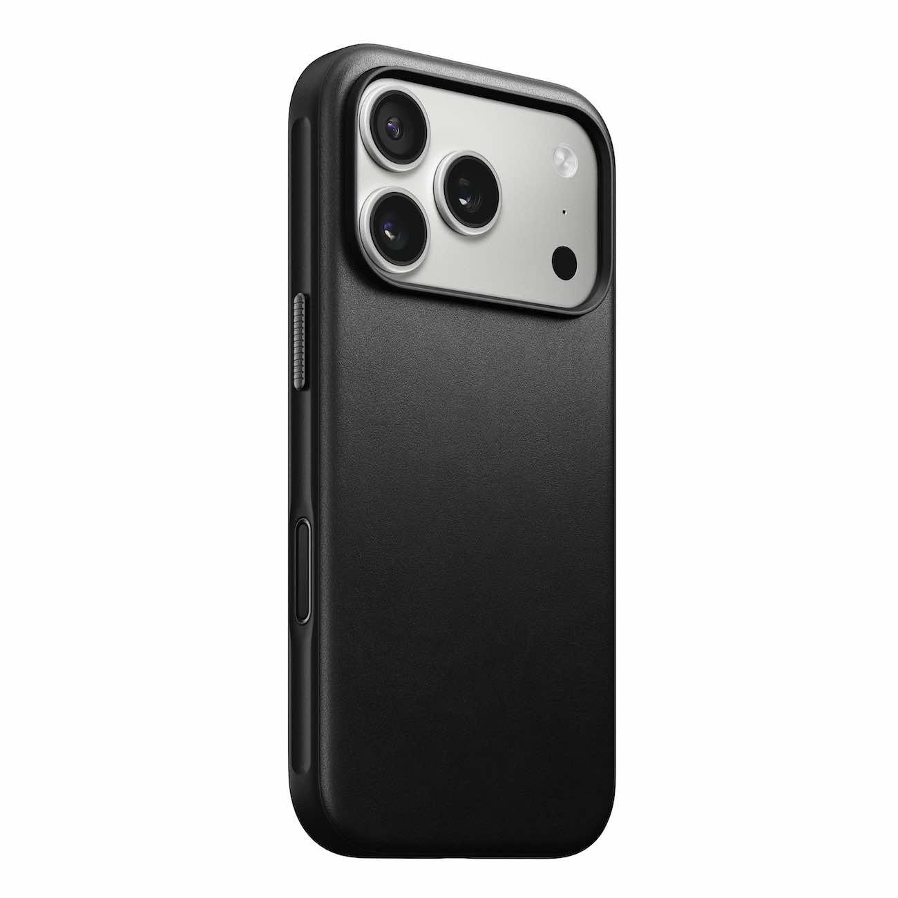 Nomad Modern Case for iPhone 17 Pro / Drop Protection / Supports MagSafe / Black Leather