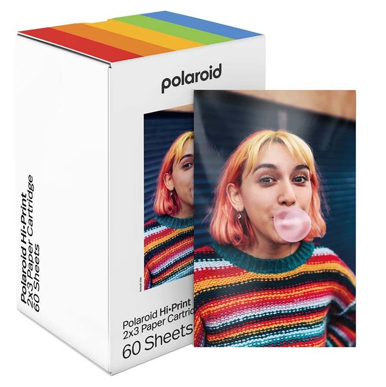 Additional Paper for Polaroid Hi-Print 2nd Gen Camera / 60 Sheets / 2x3 inch Size