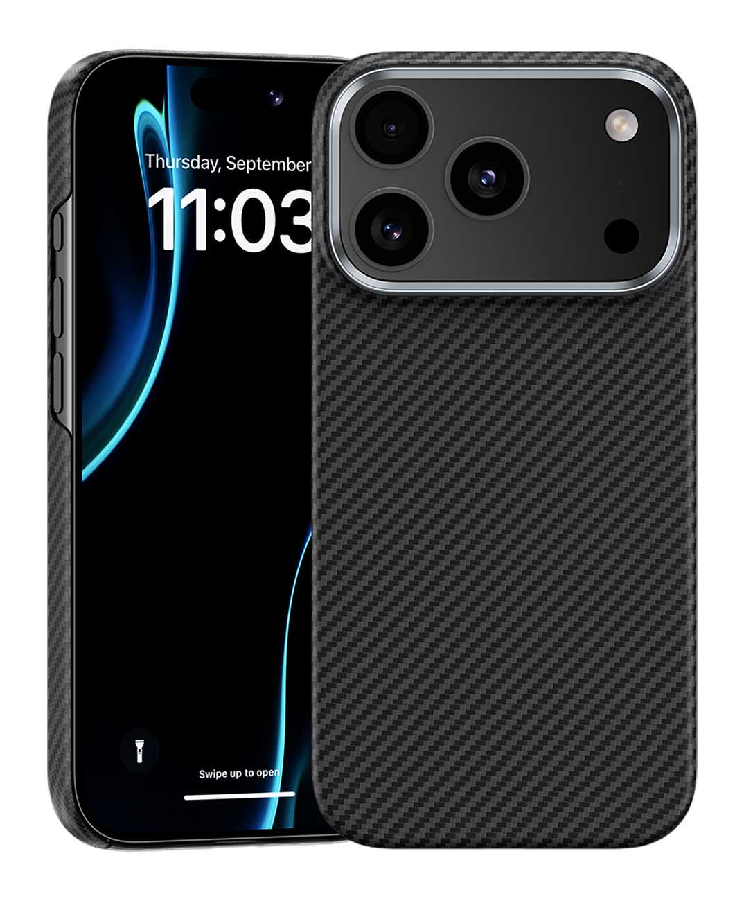 Benks ArmorAir Case for iPhone 17 Pro Max / Kevlar Fiber / Slim & Lightweight / MagSafe / Black