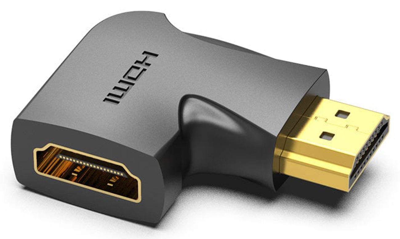Vention Adapter Type HDMI In to HDMI Out / 90 Degree / Supports 4K