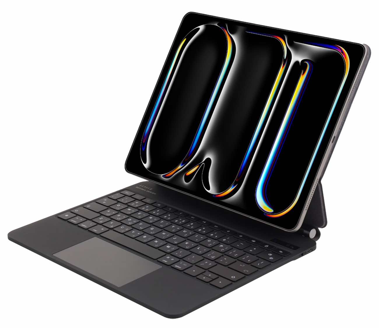 Levelo AeroBoard Keyboard for iPad Pro 11 inch 2024 / Trackpad & Backlight / Arabic & English