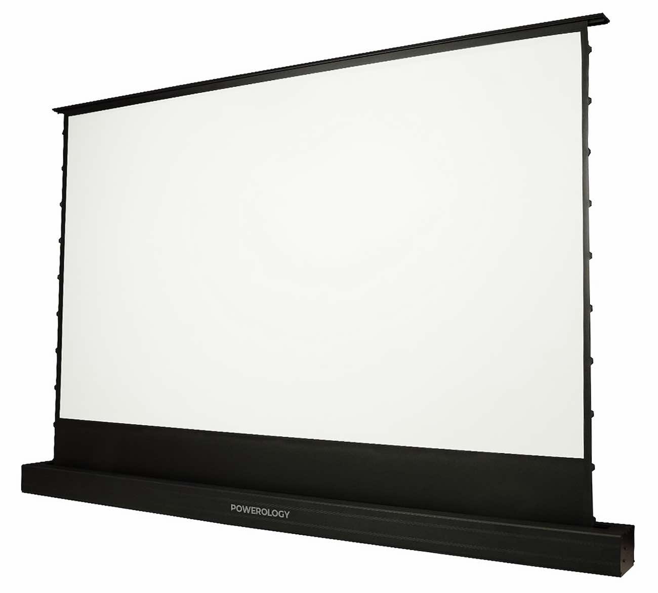 Powerology Electronic Projector Screen / 100 inch / Built-in Motor / Wireless Control With Remote