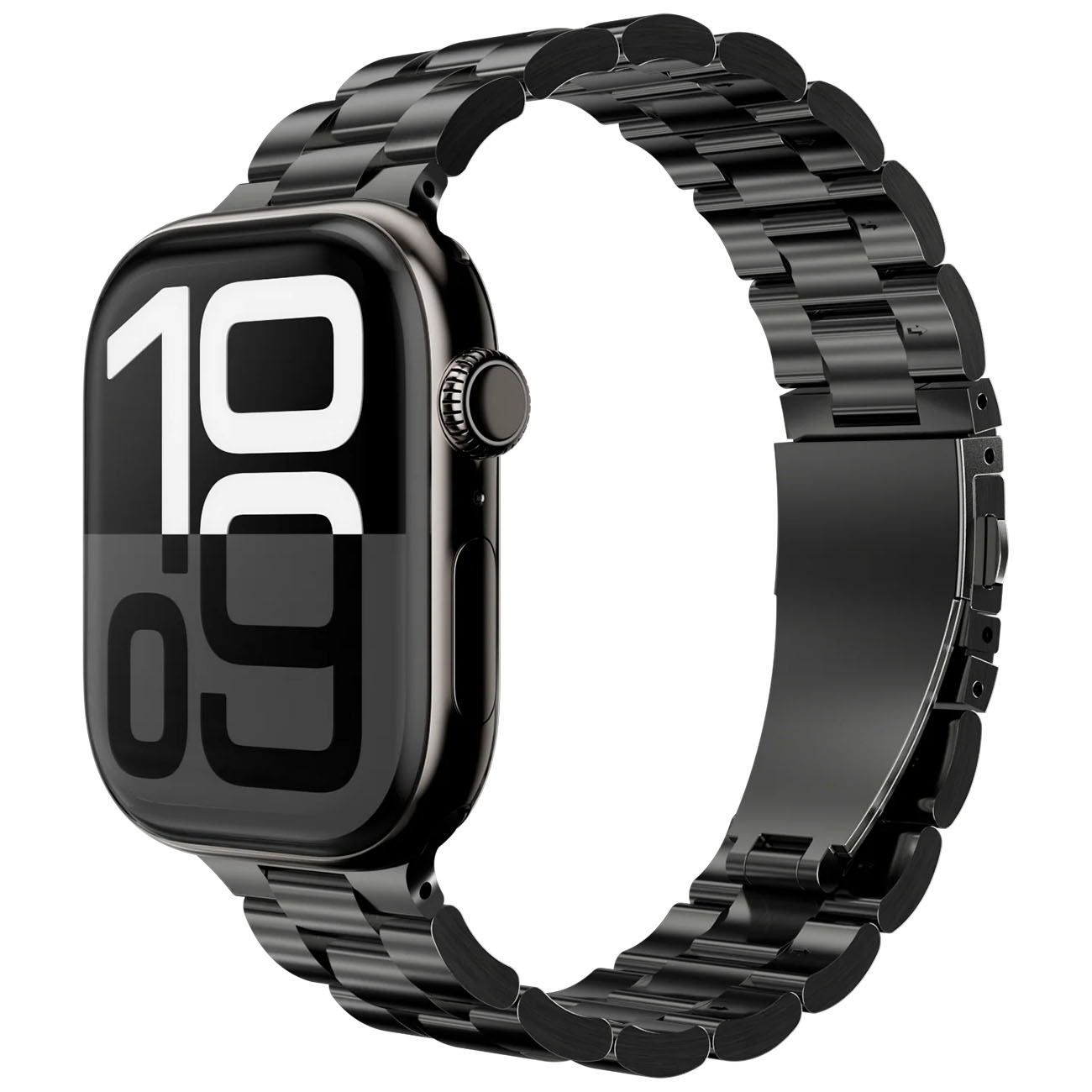 MagEasy Noble Band for Apple Watch / 40 / 41 / 42 / Premium Stainless Steel / Black