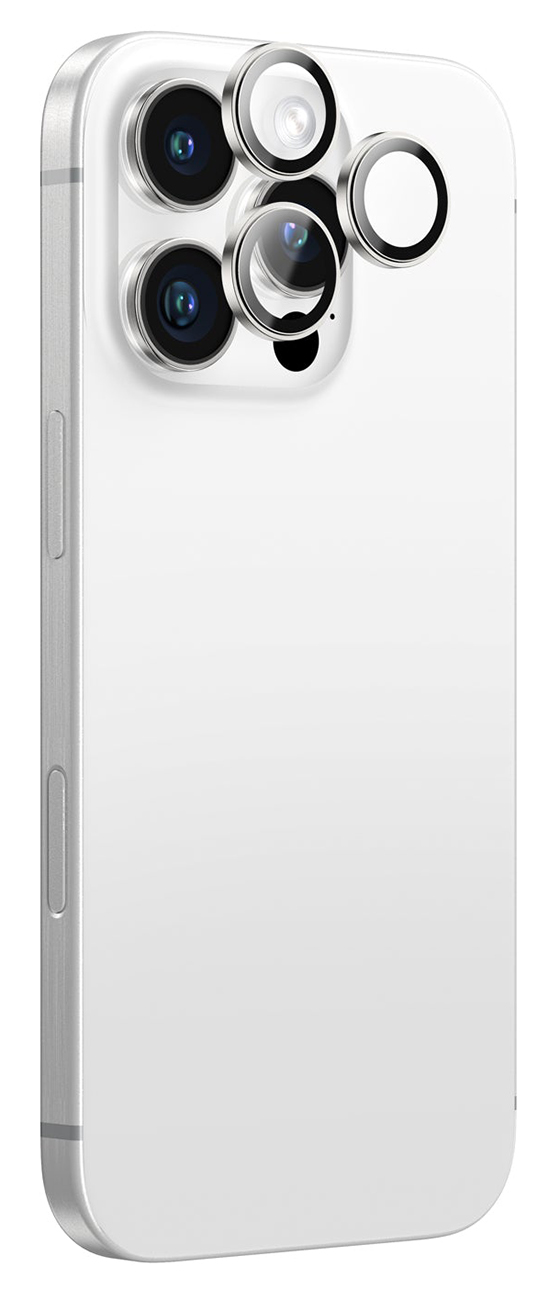 AmazingThing Camera Lens Protector / Support iPhone 16 Pro & 16 Pro Max / Silver