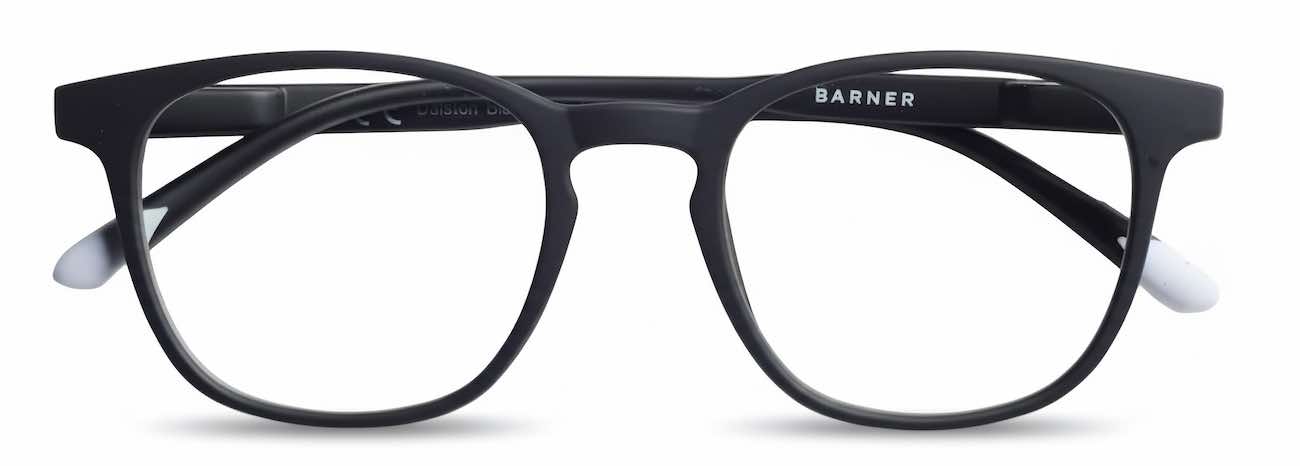 Barner Dalston Glasses / Protects Eyes from Harmful Screen Rays / Black