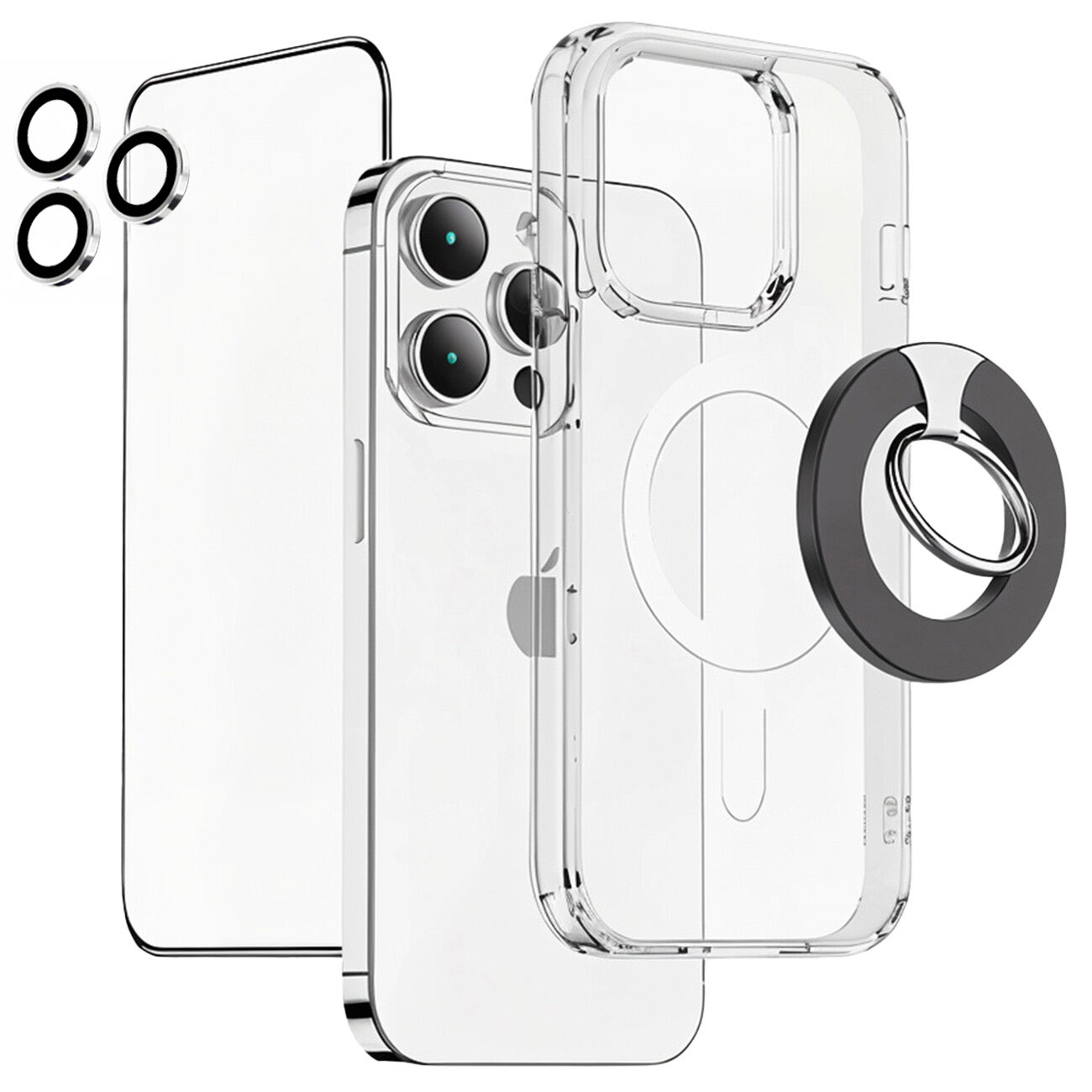 Green Protection Bundle for iPhone 16 Pro Max / 4 in 1 / Drop & Scratch Resistant