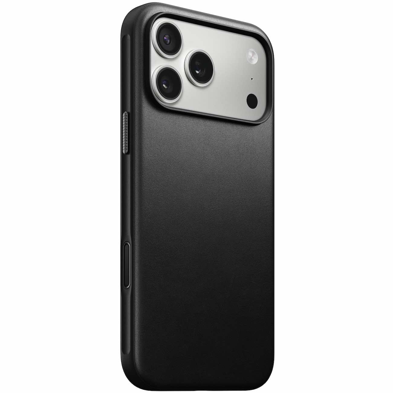 Nomad Modern Case for iPhone 17 Pro Max / Drop Protection / Supports MagSafe / Black Leather