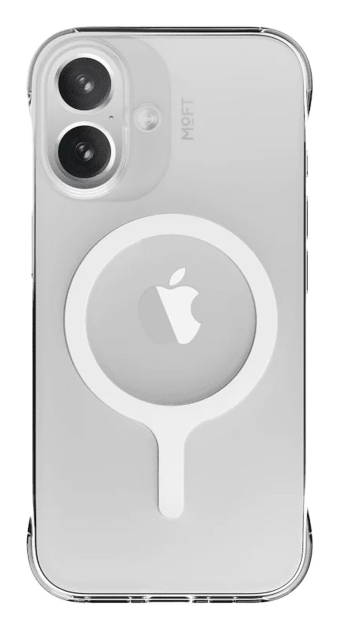 Moft Snap Case for iPhone 16 / Support MagSafe / Ultra-Slim / Clear