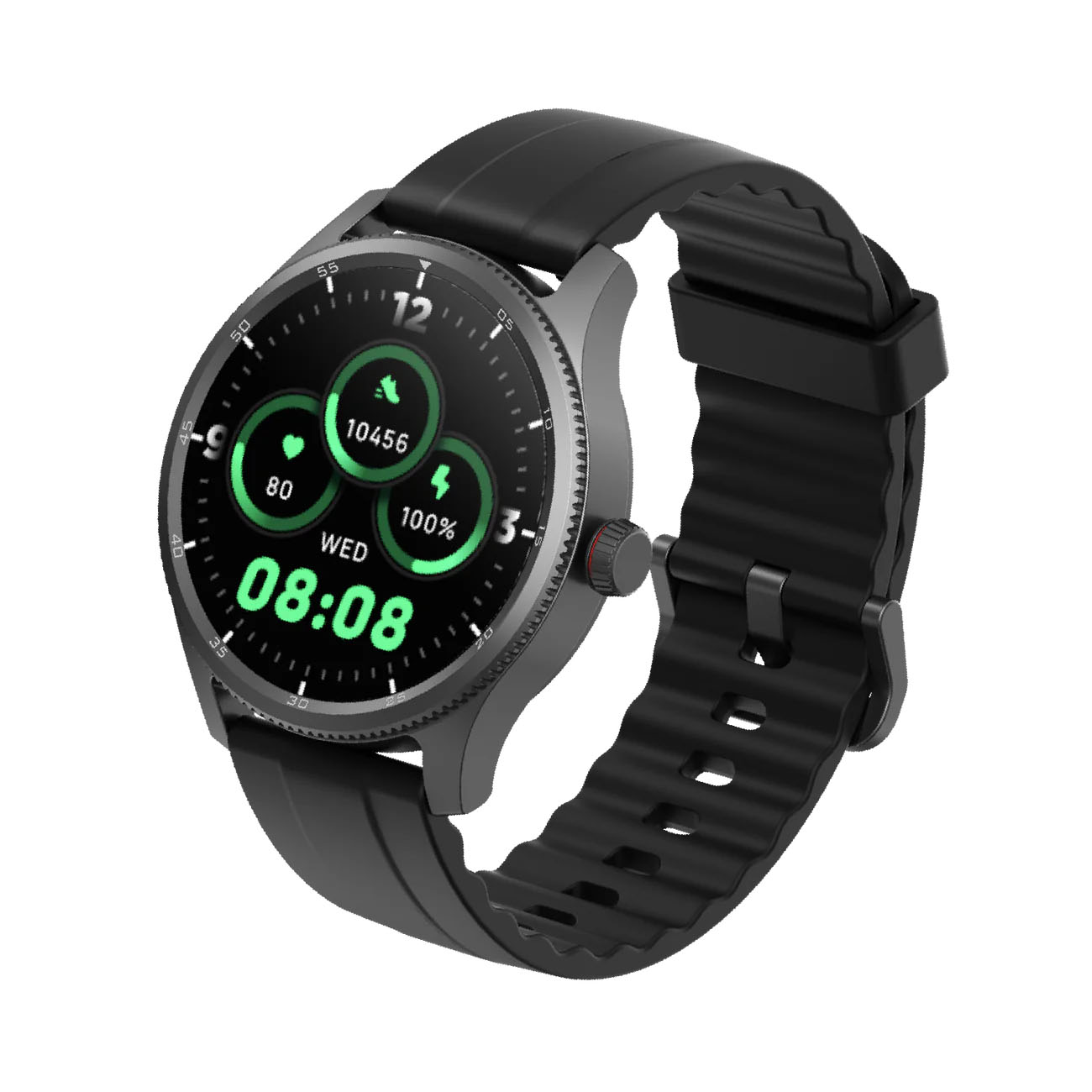 Momax Wear Lite Smartwatch / Supports 100 Sports Modes / Water-Resistant / Black