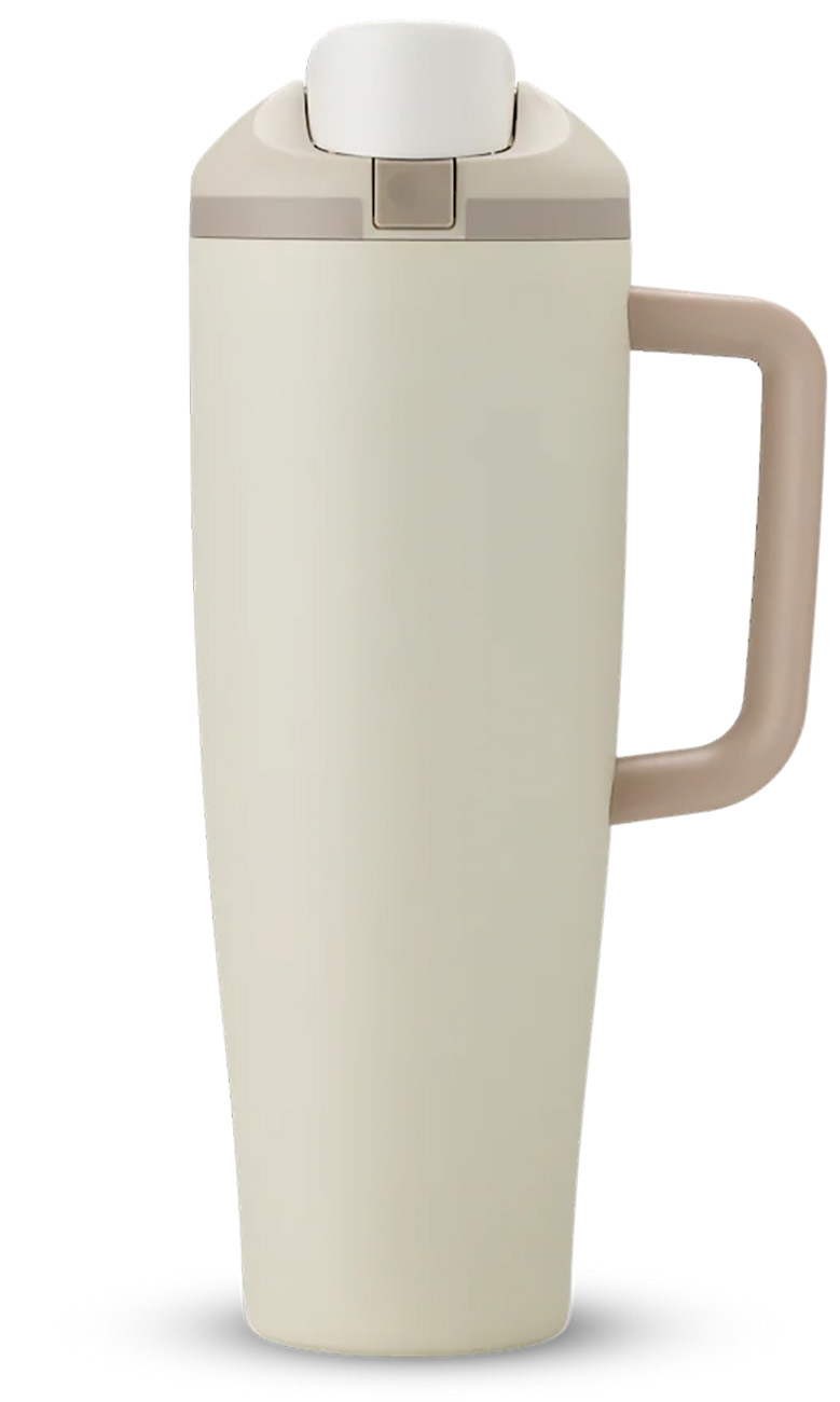 Owala FreeSip Tumbler / 40oz Capacity / Keeps Drinks Cold for 24 Hours / Lightly Toasted