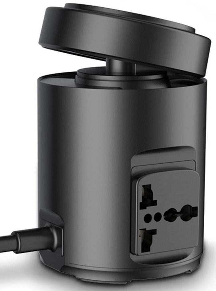 Powerology Power Strip With USB & USB-C Ports / 2 Universal Outlets / Supports MagSafe