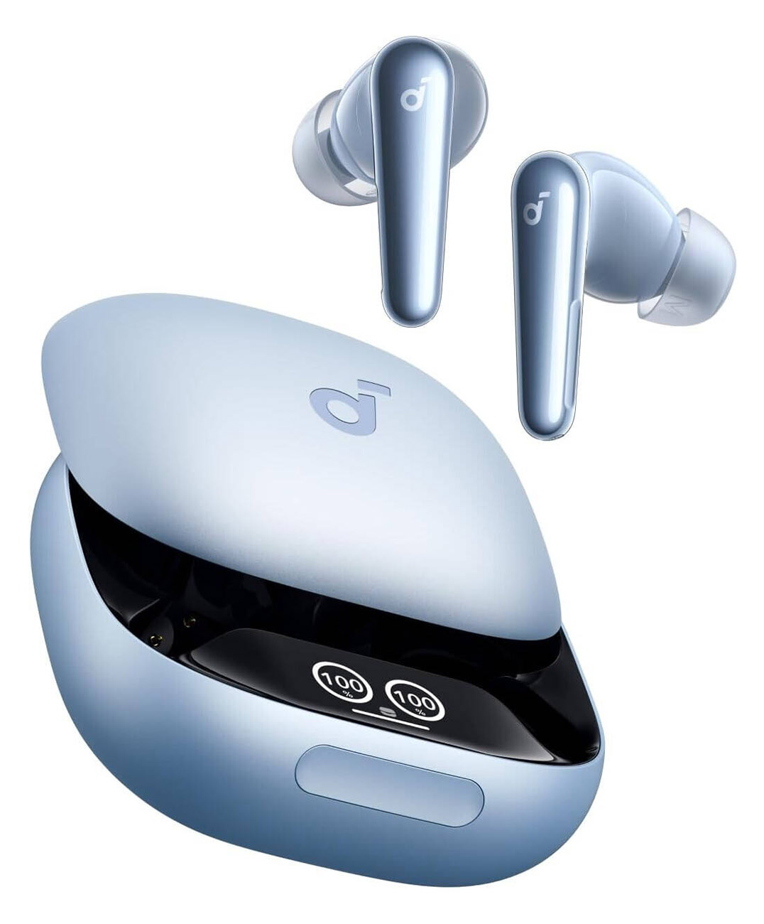 Anker Soundcore Liberty 4 Pro Wireless Earbuds / With Noise Cancellation / Water-Resistant / Blue